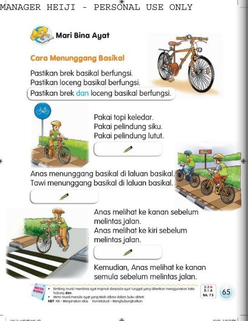 Bahasa Malaysia Tahun 1