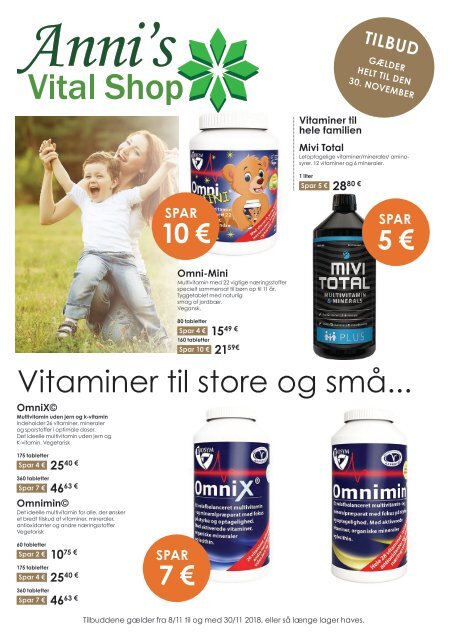 ANNIs VITAL SHOP NOVEMBER OFFERS_DK