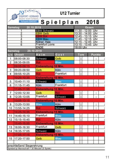 Reutlingen U 12 Auwahlturnier Eishockey Baden-Württemberg 20102018