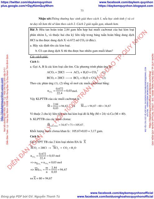 Preview Thiết kế hệ thống bài toán hóa học nhiều cách giải nhằm phát triển tư duy và nâng cao hiệu quả dạy học ở trường trung học phổ thông