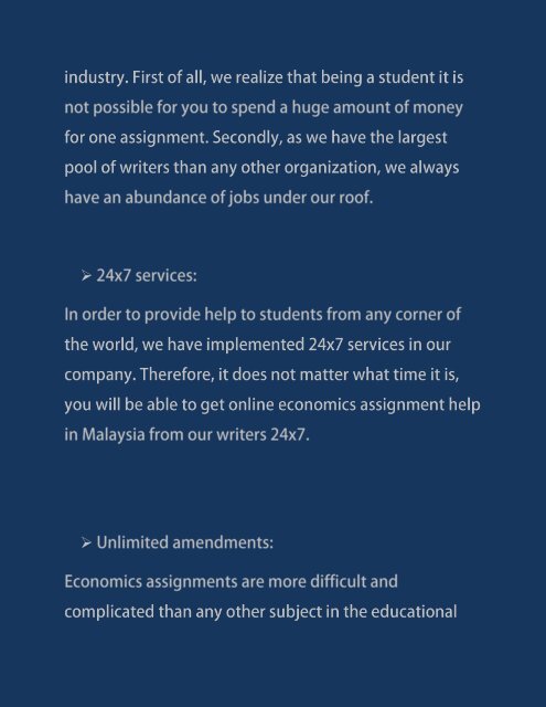 How can I write an economics assignment fast?