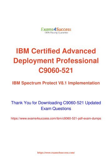 IBM C9060-521 Exam Dumps [2018 NOV] - 100% Valid Questions