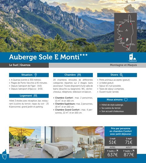 Brochure Corse été 2019 - CORSICA TRAVEL