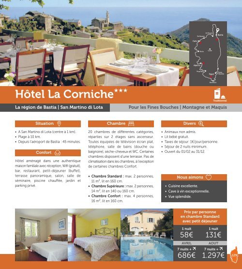 Brochure Corse été 2019 - CORSICA TRAVEL