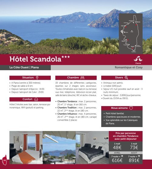 Brochure Corse été 2019 - CORSICA TRAVEL