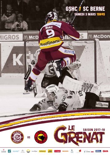 Le Grenat 2017-18 - GSHC vs SC Bern