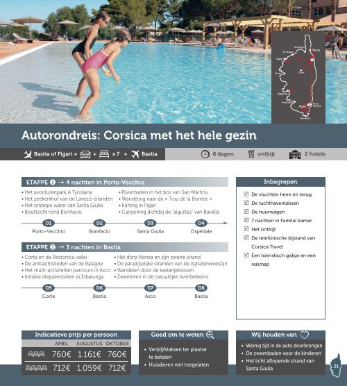 Brochure Corsica zomer 2019 - CORSICA TRAVEL