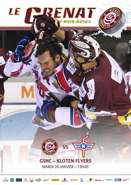 Le Grenat 2015-16 - GSHC vs Kloten Flyers