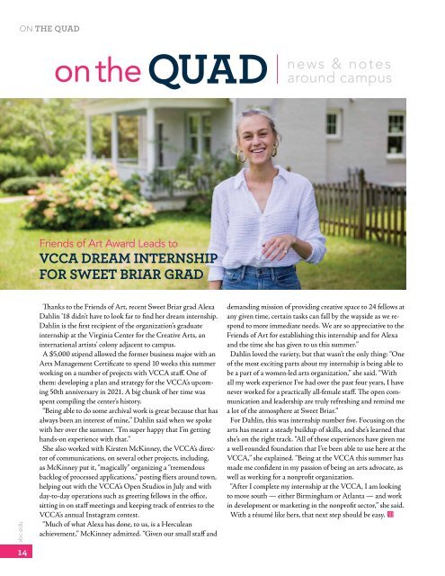 Sweet Briar College Magazine - Fall 2018