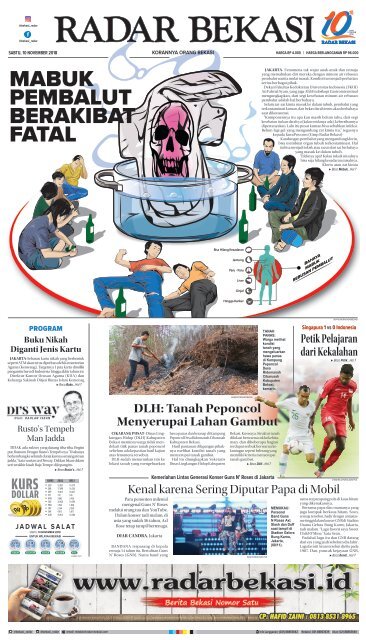 E - PAPER RADAR BEKASI EDISI 10 NOVEMBER 2018