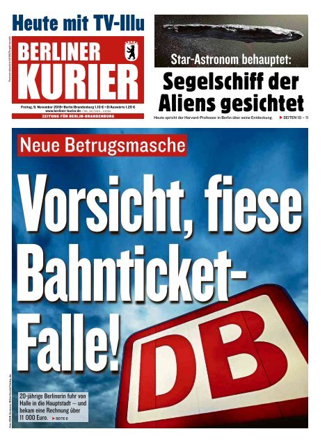 Berliner Kurier 09.11.2018