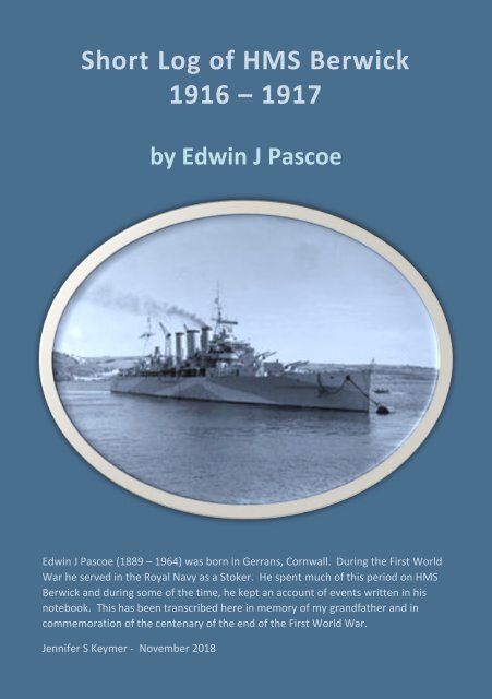 EJ Pascoe - HMS Berwick Log Final Combined