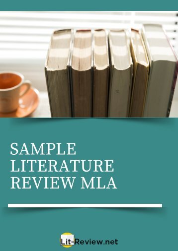 Professional Sample Literature Review MLA