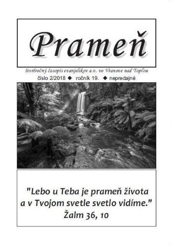 Prameň 2. / 2018