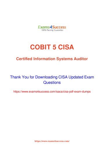 Isaca CISA Exam Dumps [2018 NOV] - 100% Valid Questions