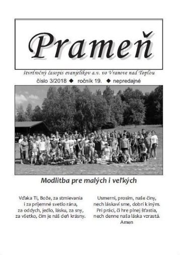 Prameň 3. / 2018