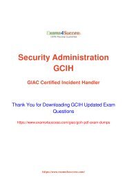 GIAC GCIH Exam Dumps [2018 NOV] - 100% Valid Questions