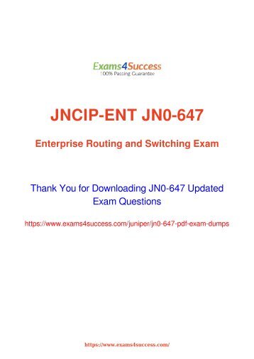 Juniper JN0-647 Exam Dumps [2018 NOV] - 100% Valid Questions