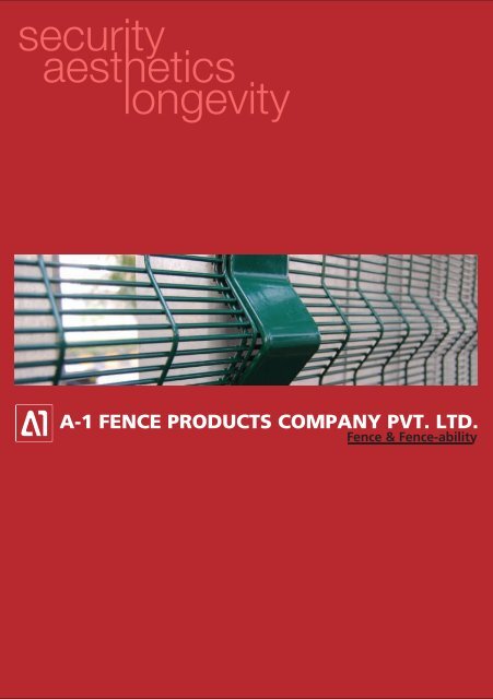 a1 fence product catalog