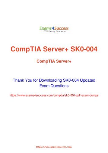 CompTIA SK0-004 Exam Dumps [2018 NOV] - 100% Valid Questions