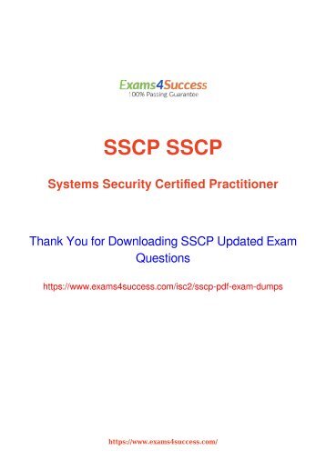 ISC2 SSCP Exam Dumps [2018 NOV] - 100% Valid Questions