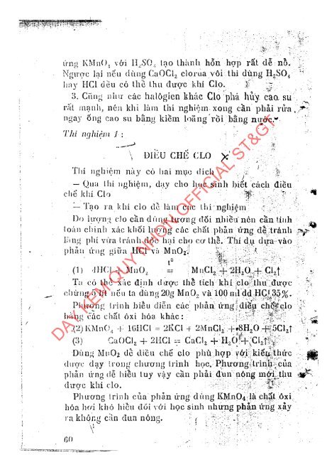 THÍ NGHIỆM THỰC HÀNH LÝ LUẬN DẠY HỌC HÓA HỌC (OLDVERSION)