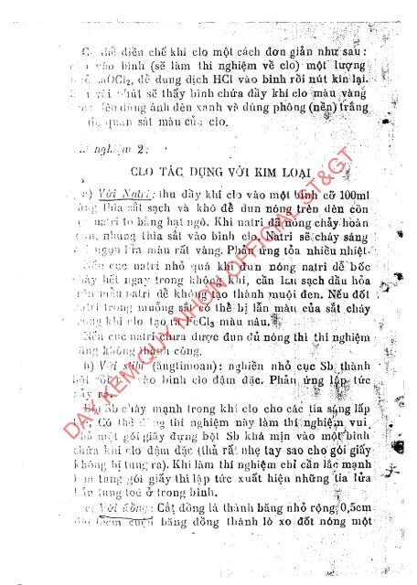 THÍ NGHIỆM THỰC HÀNH LÝ LUẬN DẠY HỌC HÓA HỌC (OLDVERSION)