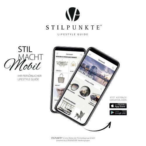 STILPUNKTE Lifestyle Guide Ausgabe Ruhrgebiet Herbst/Winter 2018