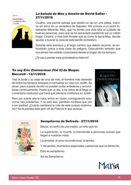 Universos Literarios Noviembre 2018