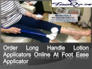 Order Long Handle Lotion Applicators Online At Foot Ease Applicator