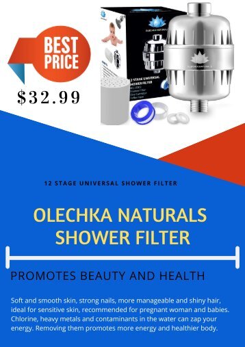 Buy Shower Filter to Reduce Dryness Hair and Skin
