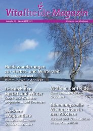 Vitalheide Magazin Winter 2018-2019
