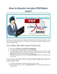 How to Resolve Acrobat PDFMaker issue