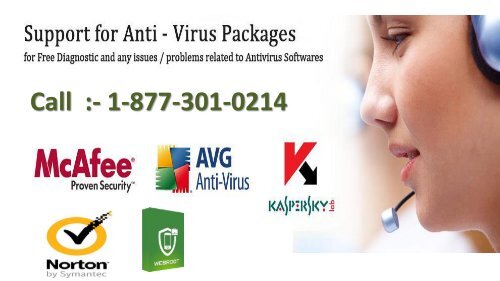 Antivirus Tech Number 1-877-301-0214 Available 24 Hours For USA