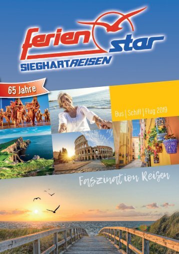 Sieghart Reisen Sommerkatalog 2019