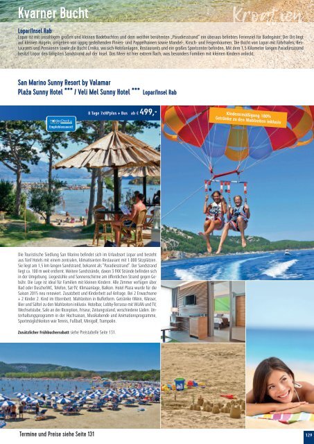 Sieghart Reisen Sommerkatalog 2019