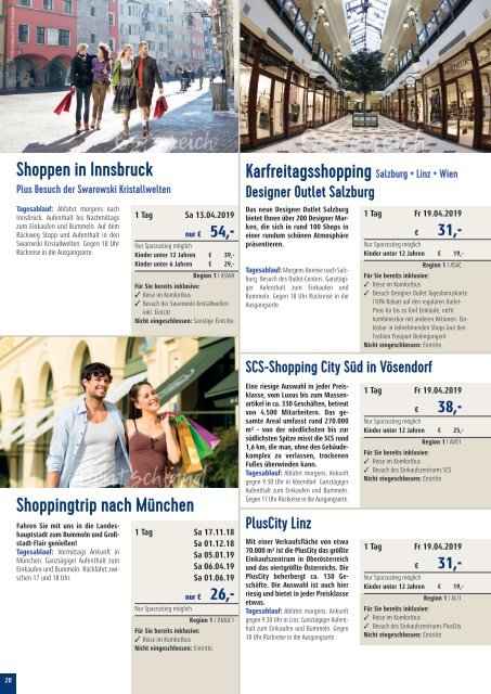 Sieghart Reisen Sommerkatalog 2019