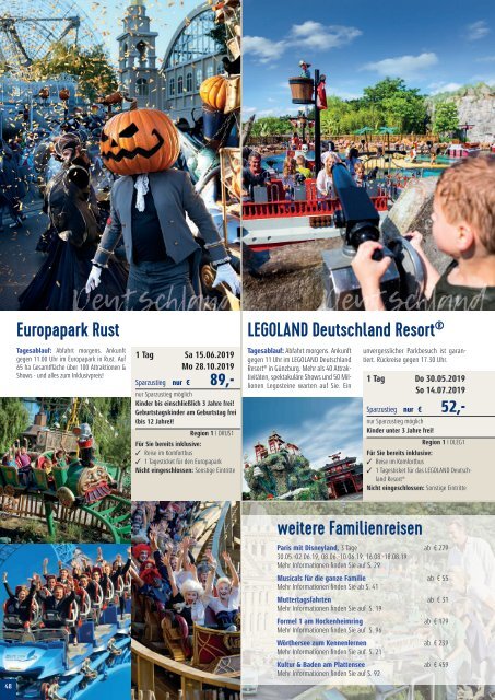 Sieghart Reisen Sommerkatalog 2019