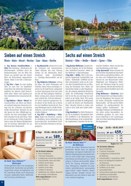 Sieghart Reisen Sommerkatalog 2019