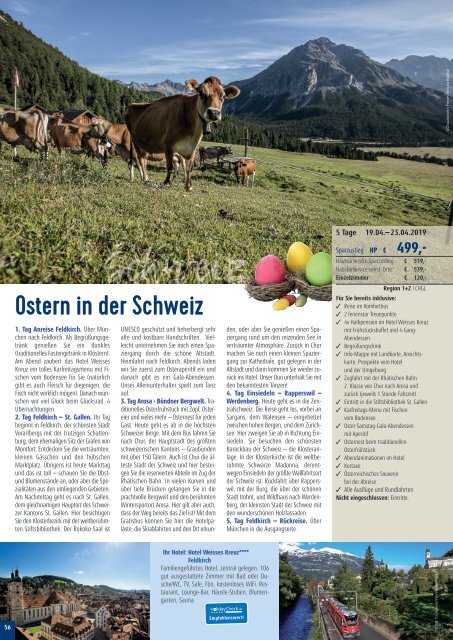 Sieghart Reisen Sommerkatalog 2019