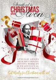 Avon 2022 Christmas Flamingo Stratford-Upon-Avon Christmas Brochure 2018