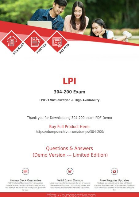 [Latest] LPI 304-200 Dumps PDF By DumpsArchive Latest 304-200 Questions