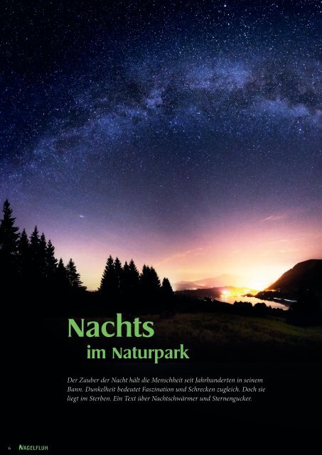 Nagelfluh - Das Naturpark-Magazin Herbst/Winter