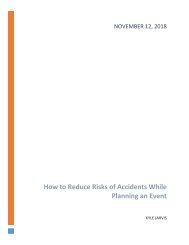 How to Reduce Risks of Accidents While Planning an Event