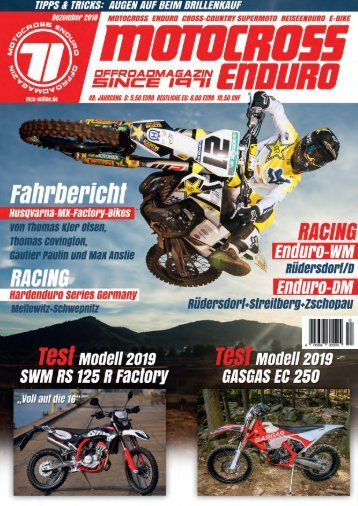 Motocross Enduro Ausgabe 12/2018