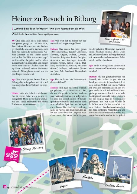 ego Magazin Bitburg & Eifel - Ausgabe No. 32