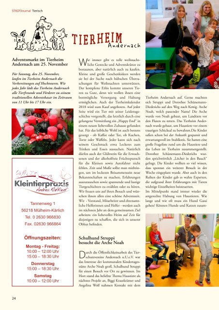 STADTJournal Ausgabe November 2018