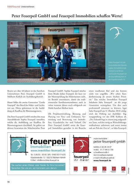 STADTJournal Ausgabe November 2018