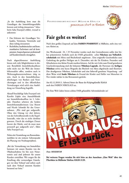 STADTJournal Ausgabe November 2018