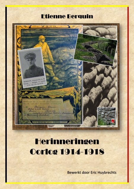 Herinneringen Oorlog 1914-1918